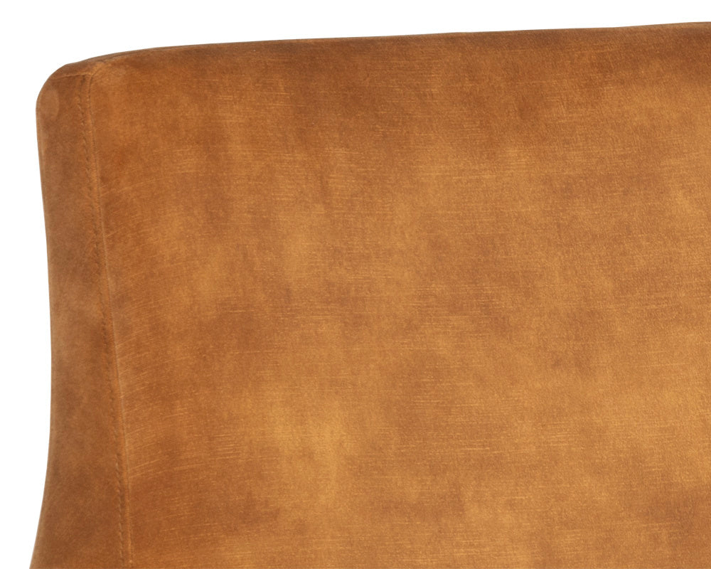 NAHLA ALETTA LOUNGE CHAIR - NONO TAPENADE GOLD