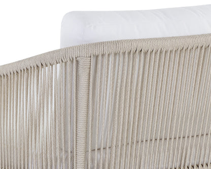 NAHLA ALLARIZ SWIVEL ARMCHAIR - GREIGE - STINSON WHITE