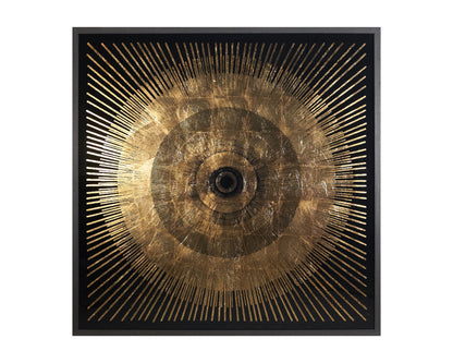 NAHLA BRILLIANCE - 48" X 48" - CHARCOAL FRAME