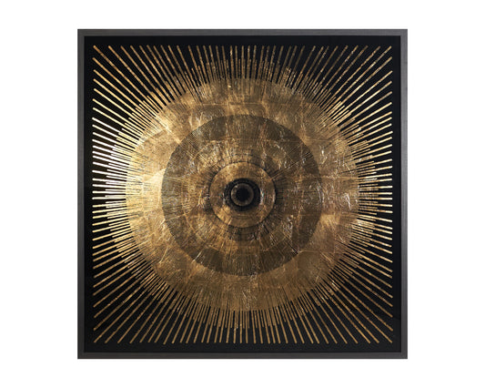 NAHLA BRILLIANCE - 48" X 48" - CHARCOAL FRAME