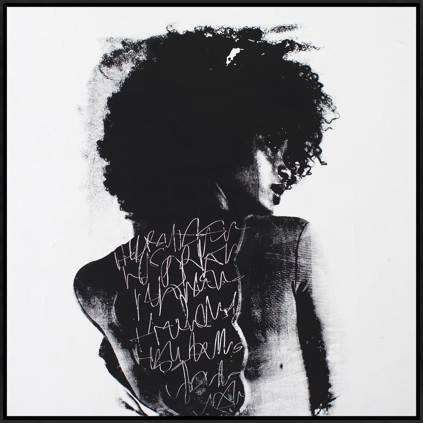 To Write Graffiti on Her Back