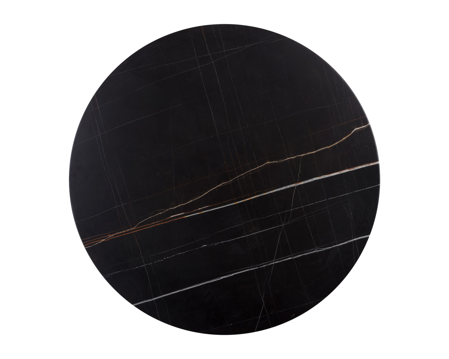 NAHLA MASSIE BISTRO TABLE - BLACK MARBLE - 35.5"