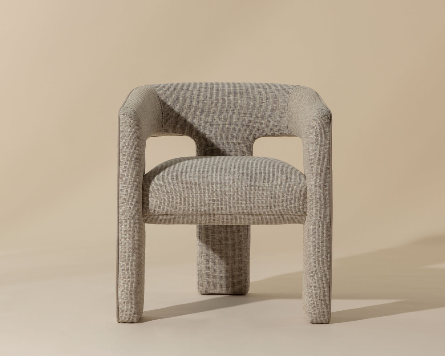 NAHLA KRASNER DINING ARMCHAIR - RHAPSODY SAND
