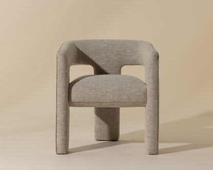 NAHLA KRASNER DINING ARMCHAIR - RHAPSODY SAND