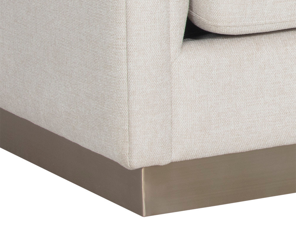 NAHLA TALBOT SOFA - BELFAST OATMEAL