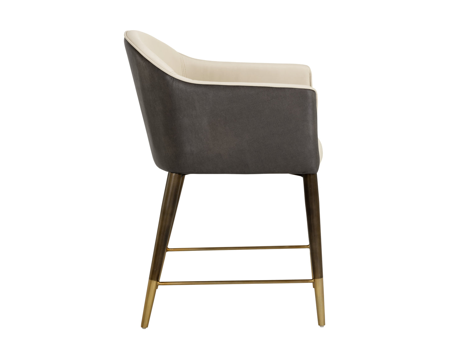 NAHLA KYLIN DINING ARMCHAIR - DILLON CREAM / BRAVO ASH
