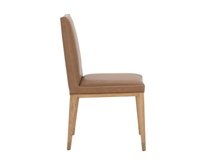 NAHLA KALLA DINING CHAIR - MILLIKEN COGNAC