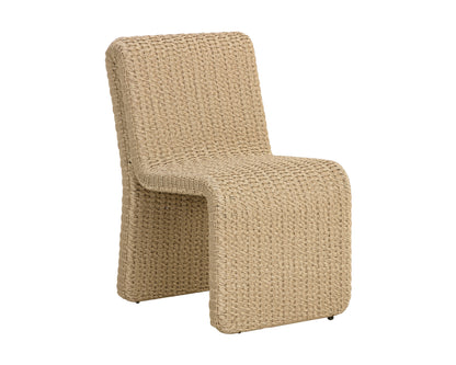 NAHLA EDESSA DINING CHAIR - NATURAL