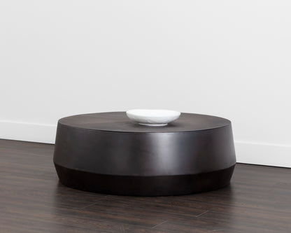 NAHLA CREED COFFEE TABLE - LARGE - GUNMETAL