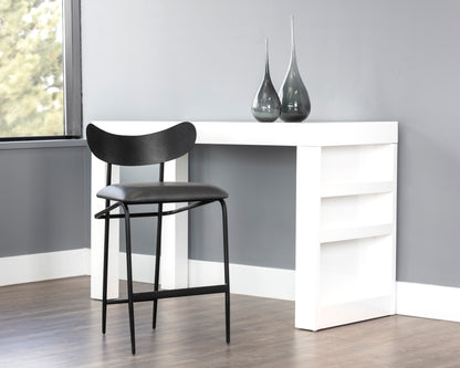 NAHLA GIBBONS COUNTER STOOL - BLACK - BRAVO PORTABELLA