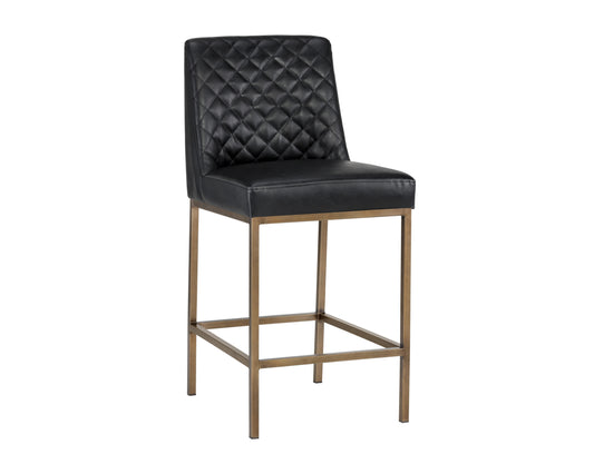 NAHLA LEIGHLAND COUNTER STOOL - COAL BLACK