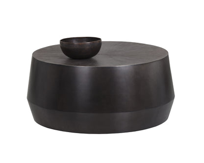 NAHLA CREED COFFEE TABLE - SMALL - GUNMETAL