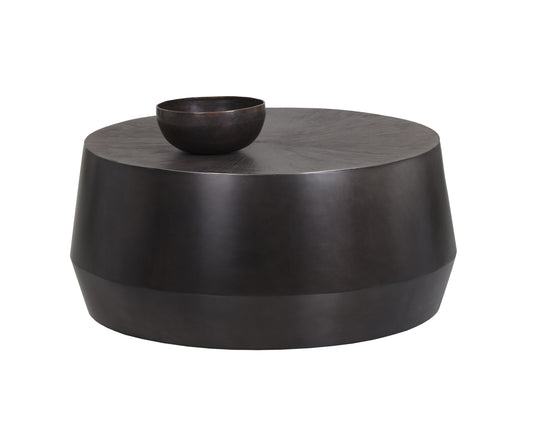 NAHLA CREED COFFEE TABLE - SMALL - GUNMETAL