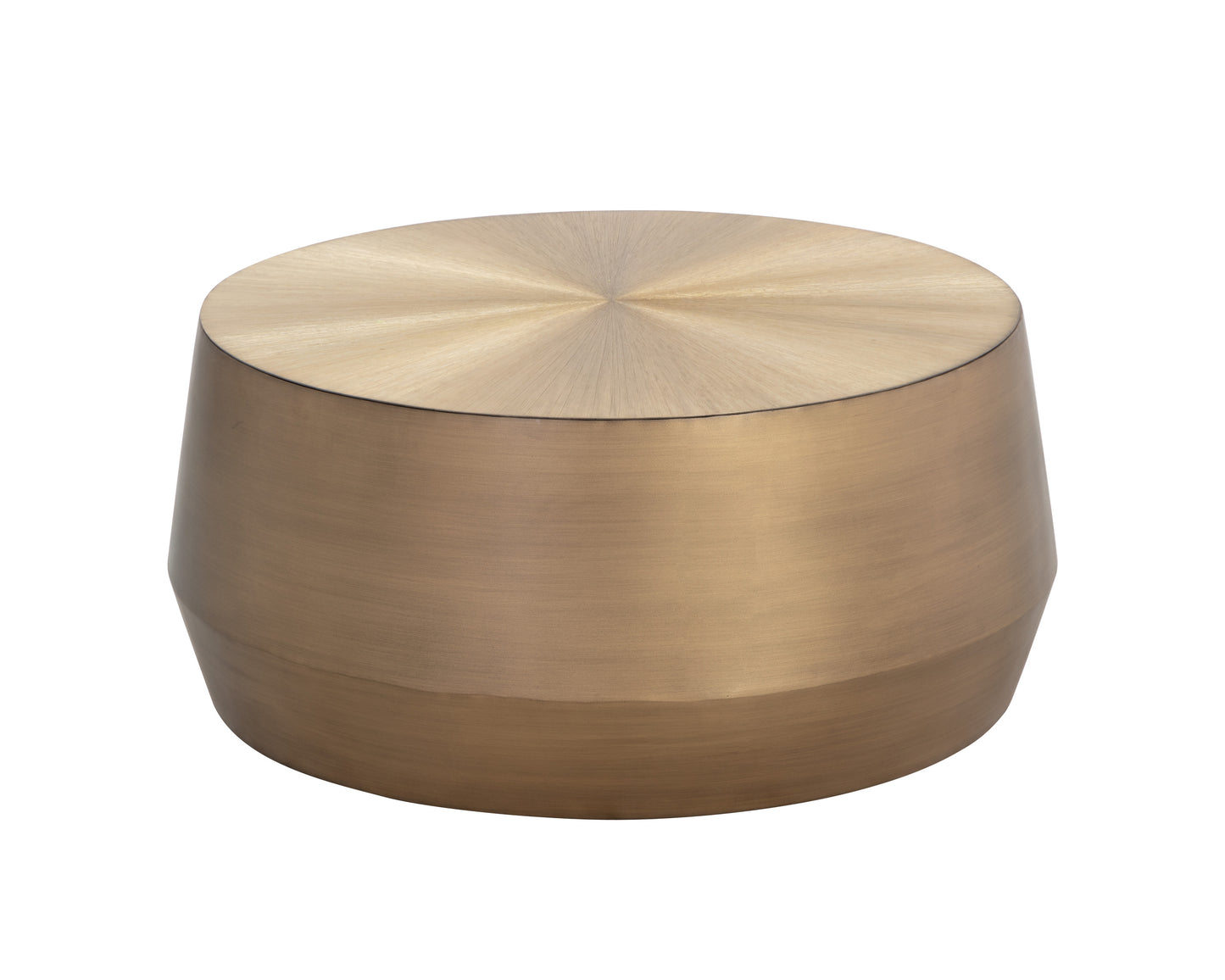 NAHLA CREED COFFEE TABLE - SMALL - ANTIQUE GOLD