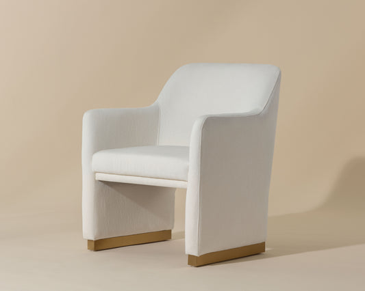 NAHLA JAIME LOUNGE CHAIR - FIOR VANILLA