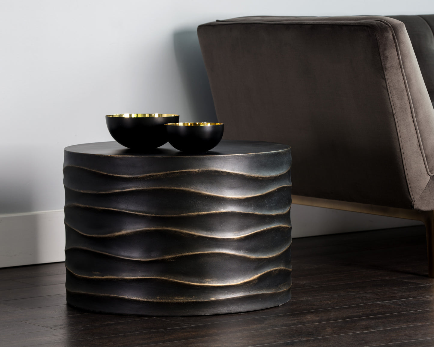 NAHLA COREY COFFEE TABLE - SMALL - BLACK