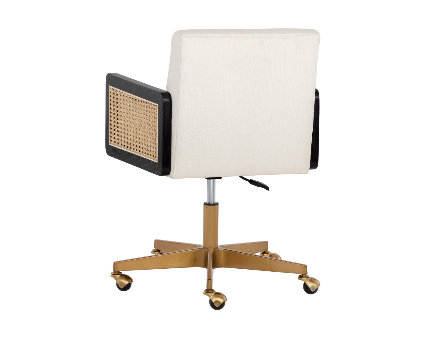 NAHLA CLAUDETTE OFFICE CHAIR - LINOSO IVORY