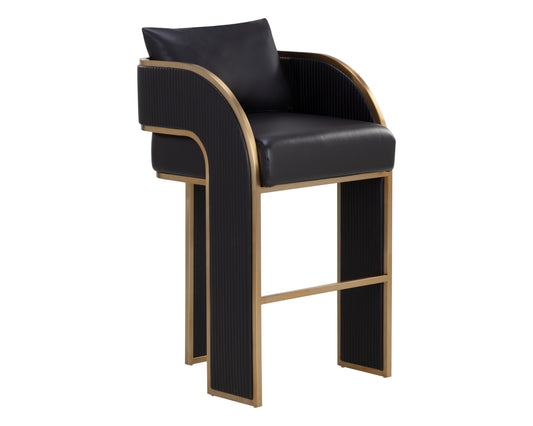 NAHLA BAZ BARSTOOL - NAPA BLACK