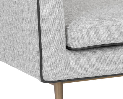NAHLA BATAVIA ARMCHAIR - BELFAST HEATHER GREY