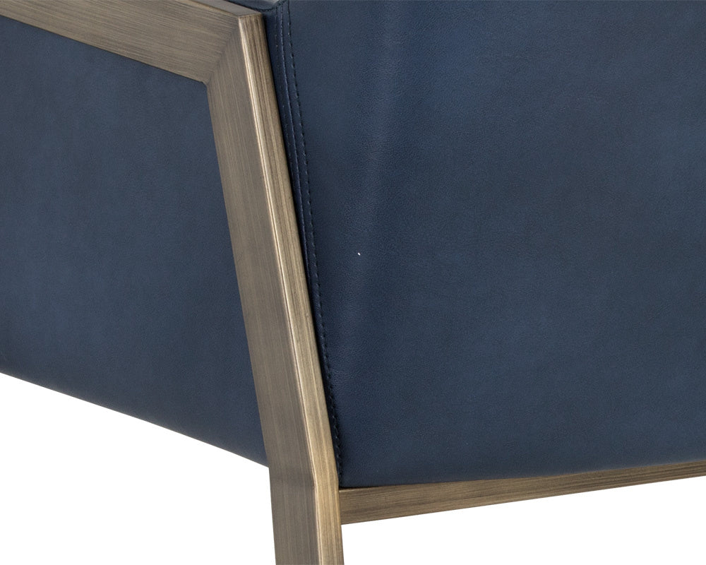 NAHLA BERNADETTE DINING ARMCHAIR - BRAVO ADMIRAL