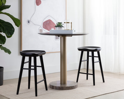 NAHLA DOMINIC COUNTER STOOL - BLACK