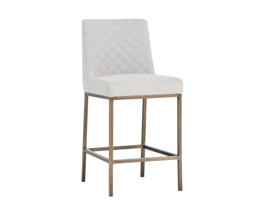 NAHLA LEIGHLAND COUNTER STOOL - LIGHT GREY