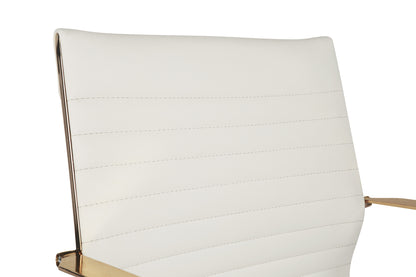 NAHLA JESSICA OFFICE CHAIR - SNOW