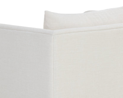 NAHLA KIRA ARMCHAIR - HEATHER IVORY TWEED