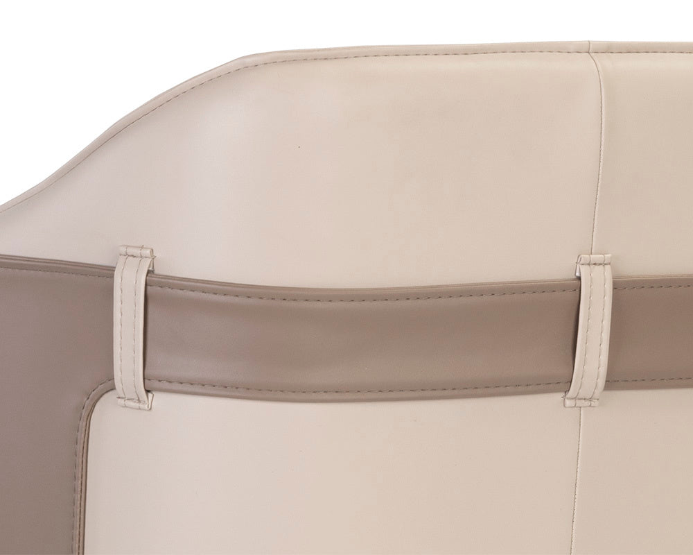 NAHLA CHRISTIAN COUNTER STOOL - NAPA BEIGE / NAPA TAN
