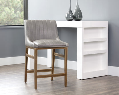 NAHLA HALDEN COUNTER STOOL - BRAVO METAL