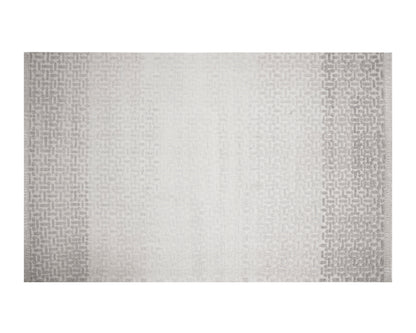 NAHLA INGRID HAND-KNOTTED RUG - GREY / IVORY - 5' X 8'