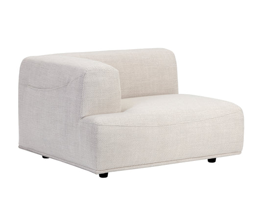NAHLA DARREN MODULAR - LEFT ARMCHAIR - MOTO STUCCO