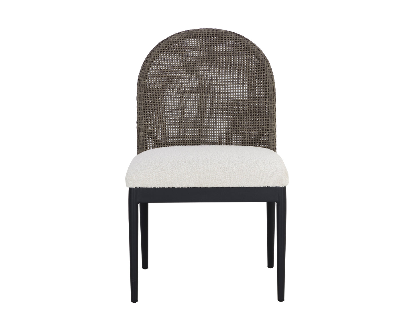 NAHLA CALANDRI DINING CHAIR - BLACK - LOUIS CREAM