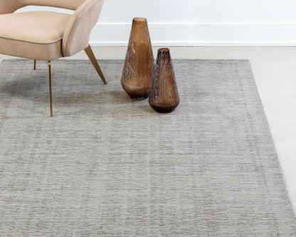 NAHLA WHISTLER HAND-LOOMED RUG - BLACK / WHITE - 9' X 12'