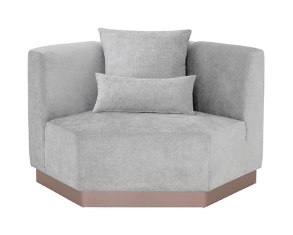 NAHLA AMALIA ARMCHAIR - POLO CLUB STONE