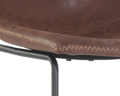 NAHLA CAL COUNTER STOOL - ANTIQUE BROWN