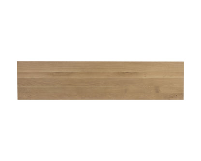 NAHLA GREGOR BENCH - RUSTIC OAK