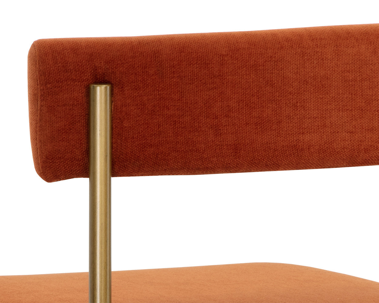 NAHLA SENECA DINING CHAIR - ANTIQUE BRASS - DANNY RUST