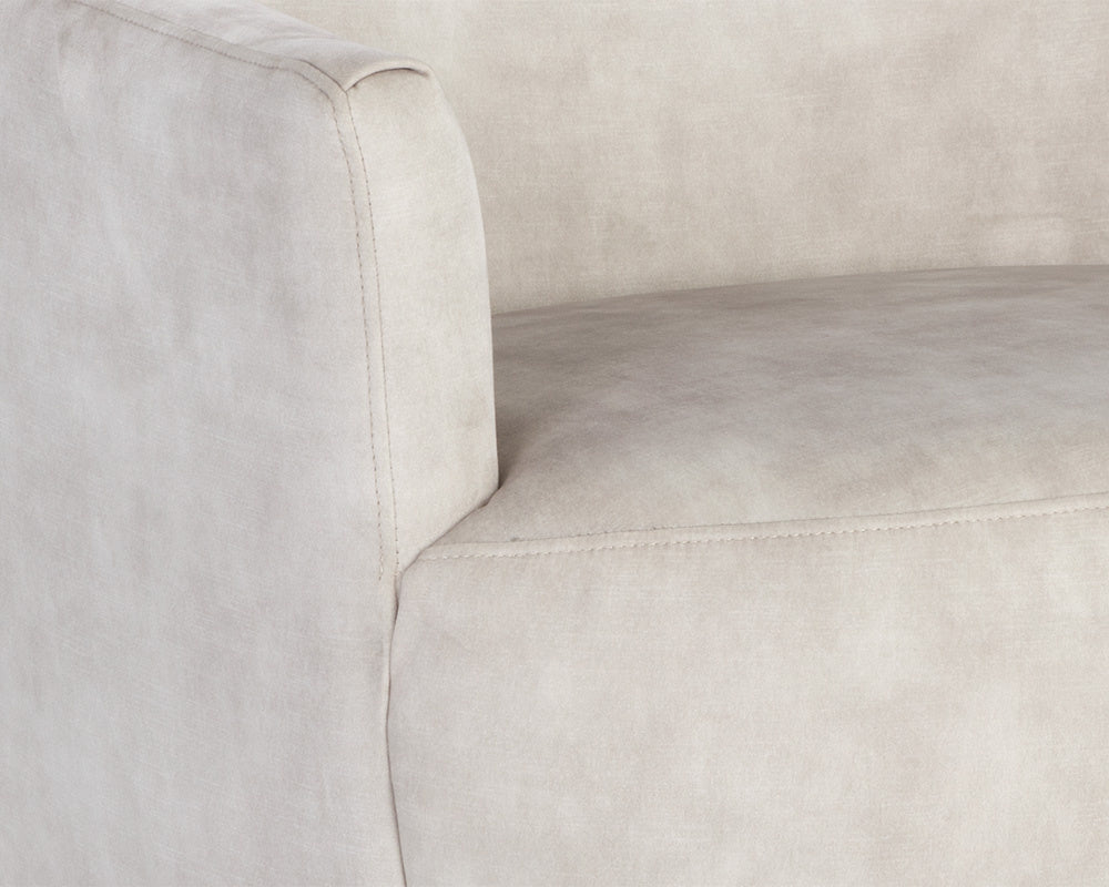 NAHLA CASEY SWIVEL LOUNGE CHAIR - NONO CREAM