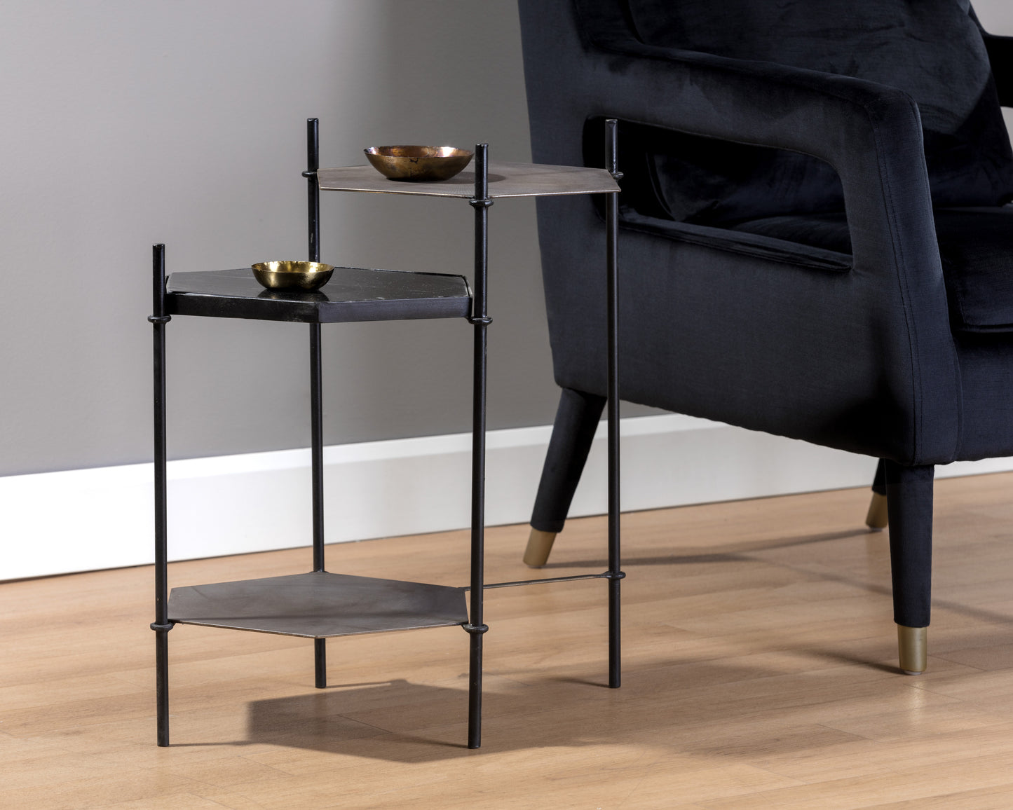 NAHLA HEXALL SIDE TABLE
