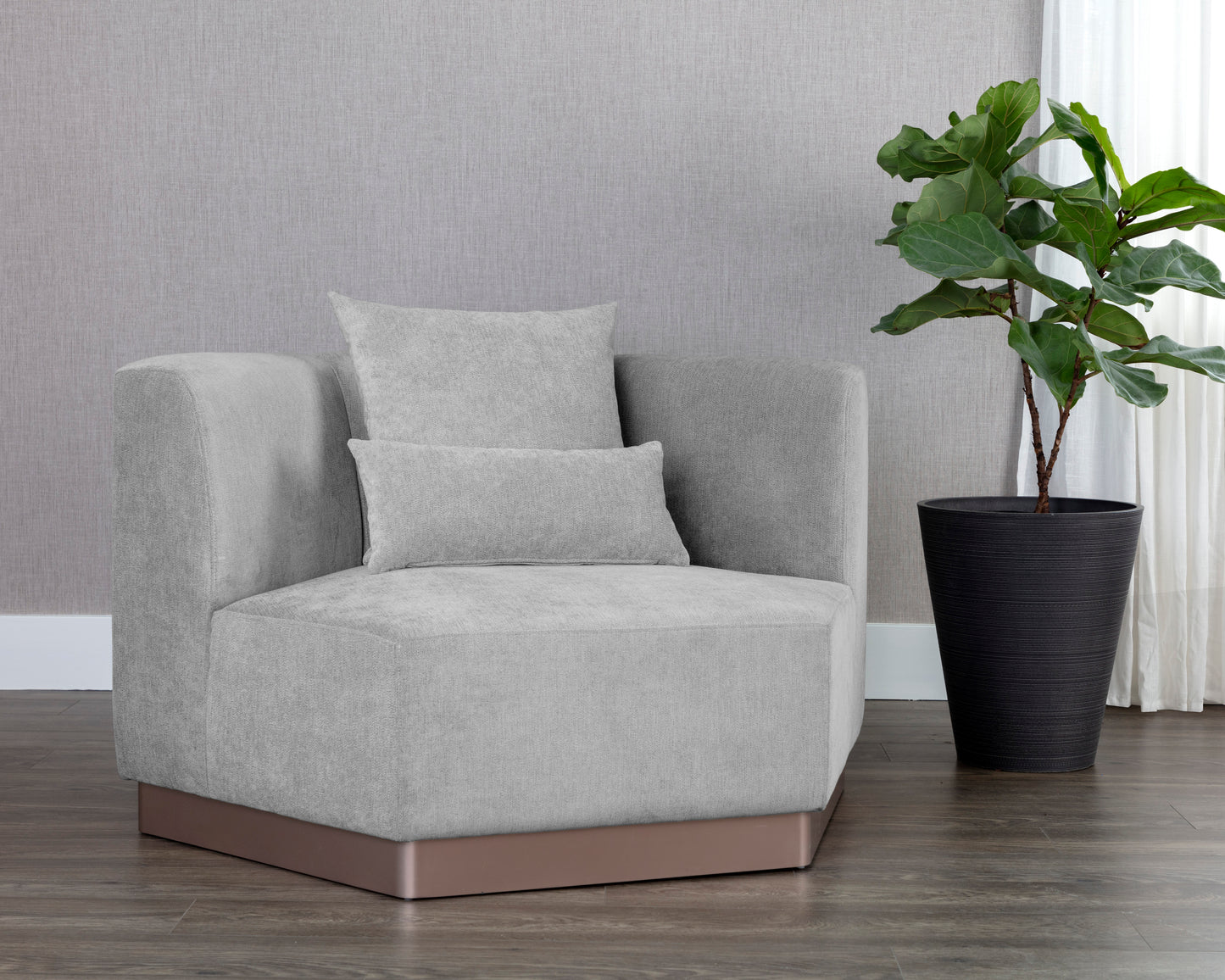 NAHLA AMALIA ARMCHAIR - POLO CLUB STONE