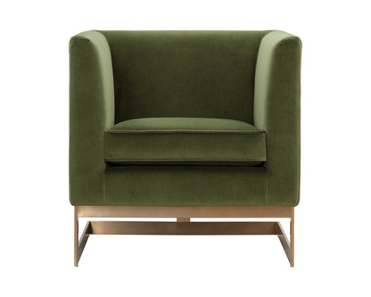 NAHLA YVETTE ARMCHAIR - GOLD - MEG OLIVE