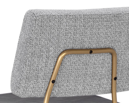 NAHLA BRINLEY BARSTOOL - GOLD - NIGHTFALL BLACK / CHACHA GREY