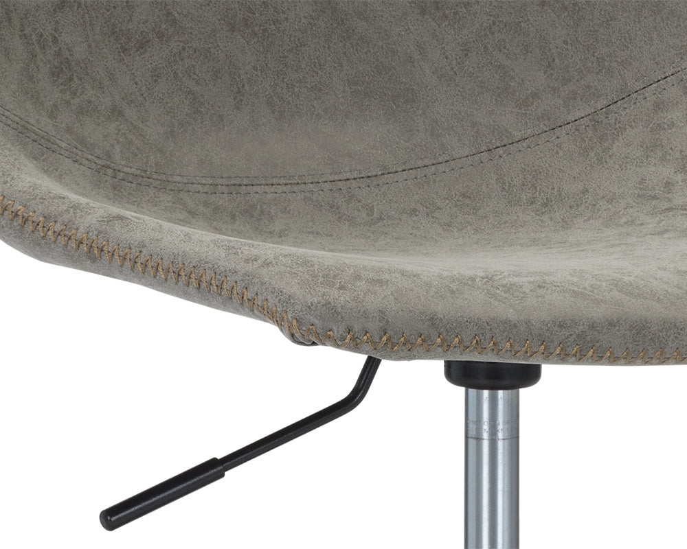 NAHLA CAL OFFICE CHAIR - ANTIQUE GREY