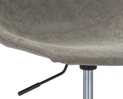 NAHLA CAL OFFICE CHAIR - ANTIQUE GREY