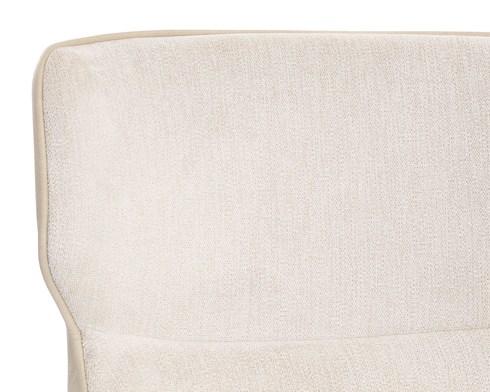 NAHLA JESMOND DINING CHAIR - POLO CLUB MUSLIN / BRAVO CREAM