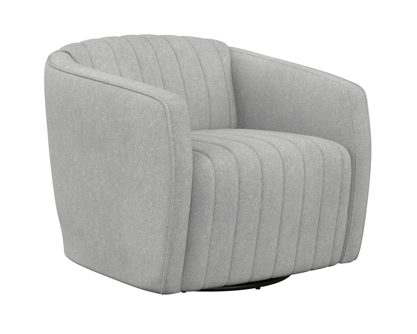 NAHLA GARRISON SWIVEL LOUNGE CHAIR - LIV DOVE
