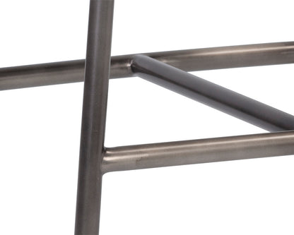NAHLA DALARY COUNTER STOOL - BRAVO METAL / POLO CLUB STONE