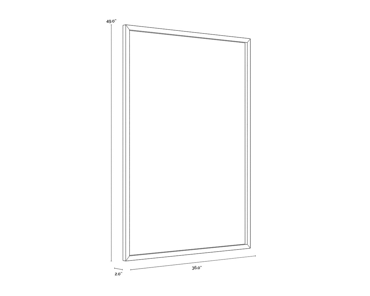 NAHLA DOOR TO DOOR (SET OF 2) - 36" X 49" - NATURAL FRAME