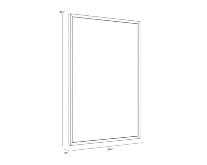 NAHLA DOOR TO DOOR (SET OF 2) - 36" X 49" - NATURAL FRAME